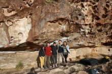 Bouldering in Hueco Tanks on 03/30/2019 with Blue Lizard Climbing and Yoga

Filename: SRM_20190330_1741290.jpg
Aperture: f/7.1
Shutter Speed: 1/200
Body: Canon EOS-1D Mark II
Lens: Canon EF 16-35mm f/2.8 L