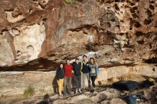 Bouldering in Hueco Tanks on 03/30/2019 with Blue Lizard Climbing and Yoga

Filename: SRM_20190330_1741400.jpg
Aperture: f/7.1
Shutter Speed: 1/200
Body: Canon EOS-1D Mark II
Lens: Canon EF 16-35mm f/2.8 L