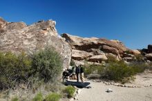 Bouldering in Hueco Tanks on 03/31/2019 with Blue Lizard Climbing and Yoga

Filename: SRM_20190331_1000460.jpg
Aperture: f/5.6
Shutter Speed: 1/160
Body: Canon EOS-1D Mark II
Lens: Canon EF 16-35mm f/2.8 L
