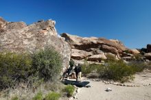 Bouldering in Hueco Tanks on 03/31/2019 with Blue Lizard Climbing and Yoga

Filename: SRM_20190331_1000560.jpg
Aperture: f/5.6
Shutter Speed: 1/160
Body: Canon EOS-1D Mark II
Lens: Canon EF 16-35mm f/2.8 L