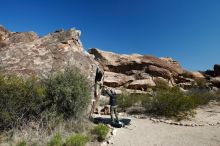 Bouldering in Hueco Tanks on 03/31/2019 with Blue Lizard Climbing and Yoga

Filename: SRM_20190331_1008220.jpg
Aperture: f/5.6
Shutter Speed: 1/160
Body: Canon EOS-1D Mark II
Lens: Canon EF 16-35mm f/2.8 L