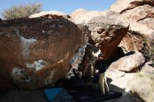 Bouldering in Hueco Tanks on 03/31/2019 with Blue Lizard Climbing and Yoga

Filename: SRM_20190331_1031280.jpg
Aperture: f/5.6
Shutter Speed: 1/250
Body: Canon EOS-1D Mark II
Lens: Canon EF 16-35mm f/2.8 L