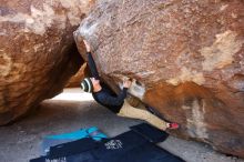 Bouldering in Hueco Tanks on 03/31/2019 with Blue Lizard Climbing and Yoga

Filename: SRM_20190331_1044020.jpg
Aperture: f/5.6
Shutter Speed: 1/250
Body: Canon EOS-1D Mark II
Lens: Canon EF 16-35mm f/2.8 L