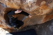Bouldering in Hueco Tanks on 03/31/2019 with Blue Lizard Climbing and Yoga

Filename: SRM_20190331_1107530.jpg
Aperture: f/5.6
Shutter Speed: 1/250
Body: Canon EOS-1D Mark II
Lens: Canon EF 16-35mm f/2.8 L