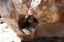 Bouldering in Hueco Tanks on 03/31/2019 with Blue Lizard Climbing and Yoga

Filename: SRM_20190331_1116030.jpg
Aperture: f/5.6
Shutter Speed: 1/250
Body: Canon EOS-1D Mark II
Lens: Canon EF 16-35mm f/2.8 L