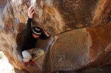 Bouldering in Hueco Tanks on 03/31/2019 with Blue Lizard Climbing and Yoga

Filename: SRM_20190331_1117270.jpg
Aperture: f/5.6
Shutter Speed: 1/250
Body: Canon EOS-1D Mark II
Lens: Canon EF 16-35mm f/2.8 L