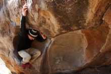 Bouldering in Hueco Tanks on 03/31/2019 with Blue Lizard Climbing and Yoga

Filename: SRM_20190331_1117290.jpg
Aperture: f/5.6
Shutter Speed: 1/250
Body: Canon EOS-1D Mark II
Lens: Canon EF 16-35mm f/2.8 L