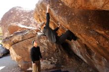 Bouldering in Hueco Tanks on 03/31/2019 with Blue Lizard Climbing and Yoga

Filename: SRM_20190331_1132340.jpg
Aperture: f/5.6
Shutter Speed: 1/250
Body: Canon EOS-1D Mark II
Lens: Canon EF 16-35mm f/2.8 L