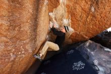 Bouldering in Hueco Tanks on 03/31/2019 with Blue Lizard Climbing and Yoga

Filename: SRM_20190331_1204550.jpg
Aperture: f/5.6
Shutter Speed: 1/250
Body: Canon EOS-1D Mark II
Lens: Canon EF 16-35mm f/2.8 L