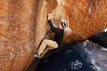 Bouldering in Hueco Tanks on 03/31/2019 with Blue Lizard Climbing and Yoga

Filename: SRM_20190331_1204560.jpg
Aperture: f/5.6
Shutter Speed: 1/250
Body: Canon EOS-1D Mark II
Lens: Canon EF 16-35mm f/2.8 L