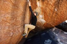 Bouldering in Hueco Tanks on 03/31/2019 with Blue Lizard Climbing and Yoga

Filename: SRM_20190331_1205550.jpg
Aperture: f/5.6
Shutter Speed: 1/250
Body: Canon EOS-1D Mark II
Lens: Canon EF 16-35mm f/2.8 L