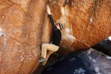 Bouldering in Hueco Tanks on 03/31/2019 with Blue Lizard Climbing and Yoga

Filename: SRM_20190331_1205551.jpg
Aperture: f/5.6
Shutter Speed: 1/250
Body: Canon EOS-1D Mark II
Lens: Canon EF 16-35mm f/2.8 L