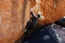 Bouldering in Hueco Tanks on 03/31/2019 with Blue Lizard Climbing and Yoga

Filename: SRM_20190331_1208040.jpg
Aperture: f/5.6
Shutter Speed: 1/250
Body: Canon EOS-1D Mark II
Lens: Canon EF 16-35mm f/2.8 L