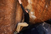 Bouldering in Hueco Tanks on 03/31/2019 with Blue Lizard Climbing and Yoga

Filename: SRM_20190331_1217060.jpg
Aperture: f/5.6
Shutter Speed: 1/250
Body: Canon EOS-1D Mark II
Lens: Canon EF 16-35mm f/2.8 L