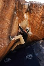 Bouldering in Hueco Tanks on 03/31/2019 with Blue Lizard Climbing and Yoga

Filename: SRM_20190331_1223160.jpg
Aperture: f/5.6
Shutter Speed: 1/250
Body: Canon EOS-1D Mark II
Lens: Canon EF 16-35mm f/2.8 L