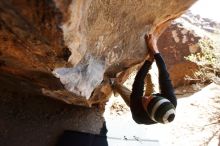 Bouldering in Hueco Tanks on 03/31/2019 with Blue Lizard Climbing and Yoga

Filename: SRM_20190331_1242340.jpg
Aperture: f/5.6
Shutter Speed: 1/250
Body: Canon EOS-1D Mark II
Lens: Canon EF 16-35mm f/2.8 L