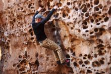 Bouldering in Hueco Tanks on 03/31/2019 with Blue Lizard Climbing and Yoga

Filename: SRM_20190331_1516370.jpg
Aperture: f/3.5
Shutter Speed: 1/100
Body: Canon EOS-1D Mark II
Lens: Canon EF 50mm f/1.8 II