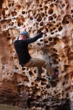 Bouldering in Hueco Tanks on 03/31/2019 with Blue Lizard Climbing and Yoga

Filename: SRM_20190331_1516570.jpg
Aperture: f/3.5
Shutter Speed: 1/100
Body: Canon EOS-1D Mark II
Lens: Canon EF 50mm f/1.8 II