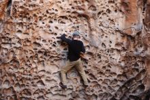 Bouldering in Hueco Tanks on 03/31/2019 with Blue Lizard Climbing and Yoga

Filename: SRM_20190331_1517500.jpg
Aperture: f/3.5
Shutter Speed: 1/125
Body: Canon EOS-1D Mark II
Lens: Canon EF 50mm f/1.8 II