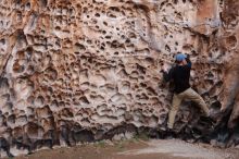 Bouldering in Hueco Tanks on 03/31/2019 with Blue Lizard Climbing and Yoga

Filename: SRM_20190331_1518070.jpg
Aperture: f/3.5
Shutter Speed: 1/125
Body: Canon EOS-1D Mark II
Lens: Canon EF 50mm f/1.8 II