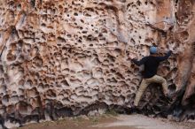 Bouldering in Hueco Tanks on 03/31/2019 with Blue Lizard Climbing and Yoga

Filename: SRM_20190331_1518090.jpg
Aperture: f/3.5
Shutter Speed: 1/125
Body: Canon EOS-1D Mark II
Lens: Canon EF 50mm f/1.8 II