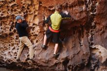 Bouldering in Hueco Tanks on 03/31/2019 with Blue Lizard Climbing and Yoga

Filename: SRM_20190331_1521320.jpg
Aperture: f/3.5
Shutter Speed: 1/80
Body: Canon EOS-1D Mark II
Lens: Canon EF 50mm f/1.8 II