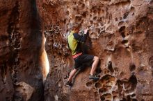 Bouldering in Hueco Tanks on 03/31/2019 with Blue Lizard Climbing and Yoga

Filename: SRM_20190331_1523230.jpg
Aperture: f/3.5
Shutter Speed: 1/125
Body: Canon EOS-1D Mark II
Lens: Canon EF 50mm f/1.8 II