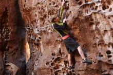 Bouldering in Hueco Tanks on 03/31/2019 with Blue Lizard Climbing and Yoga

Filename: SRM_20190331_1523420.jpg
Aperture: f/3.5
Shutter Speed: 1/100
Body: Canon EOS-1D Mark II
Lens: Canon EF 50mm f/1.8 II