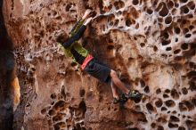 Bouldering in Hueco Tanks on 03/31/2019 with Blue Lizard Climbing and Yoga

Filename: SRM_20190331_1523551.jpg
Aperture: f/3.5
Shutter Speed: 1/125
Body: Canon EOS-1D Mark II
Lens: Canon EF 50mm f/1.8 II