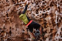 Bouldering in Hueco Tanks on 03/31/2019 with Blue Lizard Climbing and Yoga

Filename: SRM_20190331_1524130.jpg
Aperture: f/3.5
Shutter Speed: 1/125
Body: Canon EOS-1D Mark II
Lens: Canon EF 50mm f/1.8 II