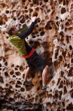 Bouldering in Hueco Tanks on 03/31/2019 with Blue Lizard Climbing and Yoga

Filename: SRM_20190331_1524230.jpg
Aperture: f/3.5
Shutter Speed: 1/100
Body: Canon EOS-1D Mark II
Lens: Canon EF 50mm f/1.8 II