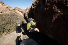 Bouldering in Hueco Tanks on 03/31/2019 with Blue Lizard Climbing and Yoga

Filename: SRM_20190331_1645510.jpg
Aperture: f/5.6
Shutter Speed: 1/250
Body: Canon EOS-1D Mark II
Lens: Canon EF 16-35mm f/2.8 L