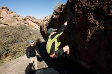 Bouldering in Hueco Tanks on 03/31/2019 with Blue Lizard Climbing and Yoga

Filename: SRM_20190331_1645520.jpg
Aperture: f/5.6
Shutter Speed: 1/250
Body: Canon EOS-1D Mark II
Lens: Canon EF 16-35mm f/2.8 L