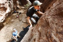 Bouldering in Hueco Tanks on 04/05/2019 with Blue Lizard Climbing and Yoga

Filename: SRM_20190405_1116020.jpg
Aperture: f/5.6
Shutter Speed: 1/250
Body: Canon EOS-1D Mark II
Lens: Canon EF 16-35mm f/2.8 L