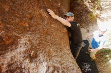 Bouldering in Hueco Tanks on 04/05/2019 with Blue Lizard Climbing and Yoga

Filename: SRM_20190405_1140220.jpg
Aperture: f/5.6
Shutter Speed: 1/200
Body: Canon EOS-1D Mark II
Lens: Canon EF 16-35mm f/2.8 L