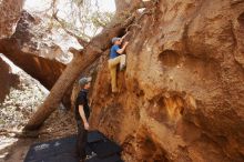 Bouldering in Hueco Tanks on 04/05/2019 with Blue Lizard Climbing and Yoga

Filename: SRM_20190405_1148210.jpg
Aperture: f/5.6
Shutter Speed: 1/160
Body: Canon EOS-1D Mark II
Lens: Canon EF 16-35mm f/2.8 L