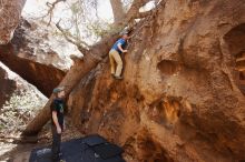 Bouldering in Hueco Tanks on 04/05/2019 with Blue Lizard Climbing and Yoga

Filename: SRM_20190405_1148350.jpg
Aperture: f/5.6
Shutter Speed: 1/125
Body: Canon EOS-1D Mark II
Lens: Canon EF 16-35mm f/2.8 L