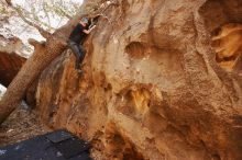 Bouldering in Hueco Tanks on 04/05/2019 with Blue Lizard Climbing and Yoga

Filename: SRM_20190405_1151040.jpg
Aperture: f/5.6
Shutter Speed: 1/125
Body: Canon EOS-1D Mark II
Lens: Canon EF 16-35mm f/2.8 L