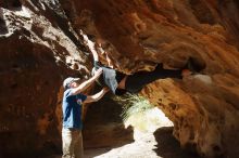 Bouldering in Hueco Tanks on 04/05/2019 with Blue Lizard Climbing and Yoga

Filename: SRM_20190405_1207140.jpg
Aperture: f/4.0
Shutter Speed: 1/1000
Body: Canon EOS-1D Mark II
Lens: Canon EF 50mm f/1.8 II