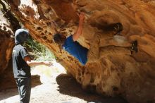 Bouldering in Hueco Tanks on 04/05/2019 with Blue Lizard Climbing and Yoga

Filename: SRM_20190405_1222090.jpg
Aperture: f/4.0
Shutter Speed: 1/640
Body: Canon EOS-1D Mark II
Lens: Canon EF 50mm f/1.8 II