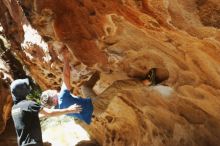 Bouldering in Hueco Tanks on 04/05/2019 with Blue Lizard Climbing and Yoga

Filename: SRM_20190405_1222301.jpg
Aperture: f/4.0
Shutter Speed: 1/500
Body: Canon EOS-1D Mark II
Lens: Canon EF 50mm f/1.8 II