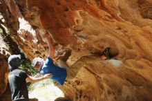 Bouldering in Hueco Tanks on 04/05/2019 with Blue Lizard Climbing and Yoga

Filename: SRM_20190405_1222302.jpg
Aperture: f/4.0
Shutter Speed: 1/640
Body: Canon EOS-1D Mark II
Lens: Canon EF 50mm f/1.8 II