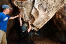 Bouldering in Hueco Tanks on 04/05/2019 with Blue Lizard Climbing and Yoga

Filename: SRM_20190405_1245430.jpg
Aperture: f/4.0
Shutter Speed: 1/250
Body: Canon EOS-1D Mark II
Lens: Canon EF 16-35mm f/2.8 L