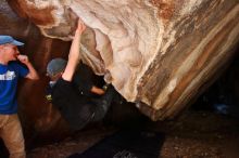 Bouldering in Hueco Tanks on 04/05/2019 with Blue Lizard Climbing and Yoga

Filename: SRM_20190405_1245540.jpg
Aperture: f/4.0
Shutter Speed: 1/320
Body: Canon EOS-1D Mark II
Lens: Canon EF 16-35mm f/2.8 L