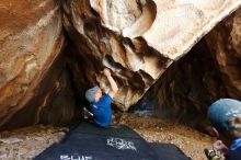 Bouldering in Hueco Tanks on 04/05/2019 with Blue Lizard Climbing and Yoga

Filename: SRM_20190405_1259370.jpg
Aperture: f/4.0
Shutter Speed: 1/100
Body: Canon EOS-1D Mark II
Lens: Canon EF 16-35mm f/2.8 L