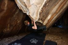 Bouldering in Hueco Tanks on 04/05/2019 with Blue Lizard Climbing and Yoga

Filename: SRM_20190405_1300500.jpg
Aperture: f/4.0
Shutter Speed: 1/200
Body: Canon EOS-1D Mark II
Lens: Canon EF 16-35mm f/2.8 L
