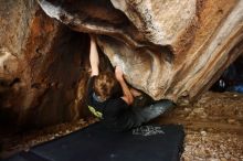 Bouldering in Hueco Tanks on 04/05/2019 with Blue Lizard Climbing and Yoga

Filename: SRM_20190405_1307240.jpg
Aperture: f/4.0
Shutter Speed: 1/80
Body: Canon EOS-1D Mark II
Lens: Canon EF 16-35mm f/2.8 L