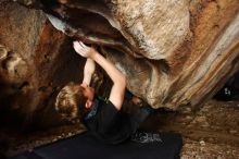 Bouldering in Hueco Tanks on 04/05/2019 with Blue Lizard Climbing and Yoga

Filename: SRM_20190405_1307270.jpg
Aperture: f/4.0
Shutter Speed: 1/100
Body: Canon EOS-1D Mark II
Lens: Canon EF 16-35mm f/2.8 L