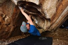 Bouldering in Hueco Tanks on 04/05/2019 with Blue Lizard Climbing and Yoga

Filename: SRM_20190405_1309280.jpg
Aperture: f/4.0
Shutter Speed: 1/100
Body: Canon EOS-1D Mark II
Lens: Canon EF 16-35mm f/2.8 L