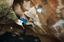 Bouldering in Hueco Tanks on 04/05/2019 with Blue Lizard Climbing and Yoga

Filename: SRM_20190405_1641030.jpg
Aperture: f/5.6
Shutter Speed: 1/250
Body: Canon EOS-1D Mark II
Lens: Canon EF 16-35mm f/2.8 L